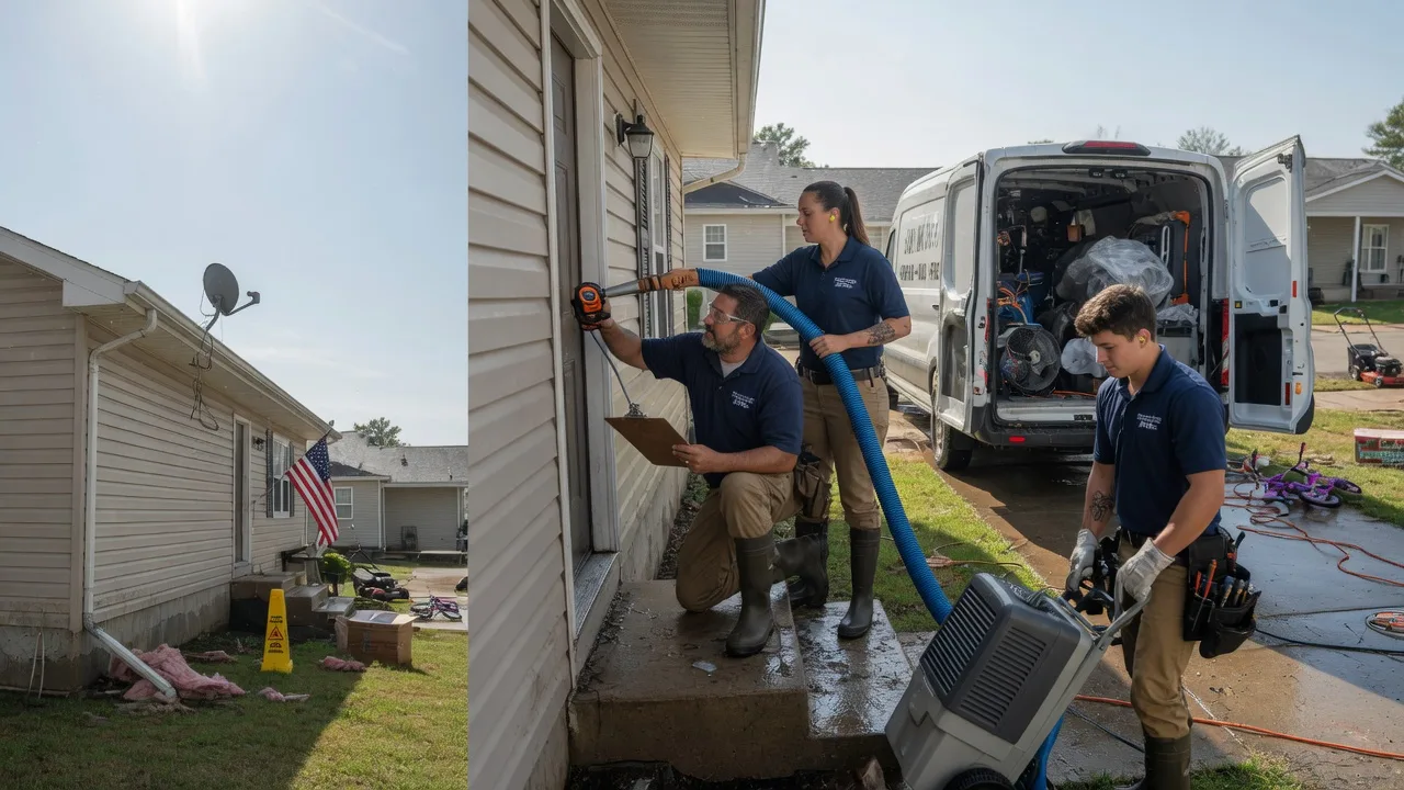 Ceiling Water Damage Restoration in Davis City, IA near me